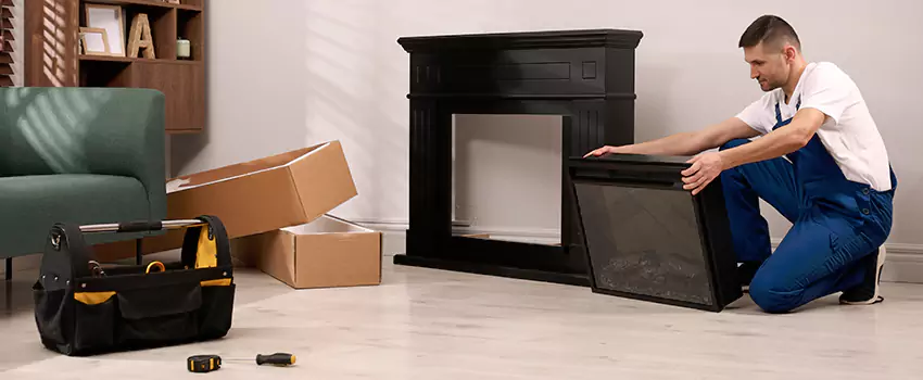 Old Rusted Metal Fireplace Repair And Replacement in Land O Lakes, FL