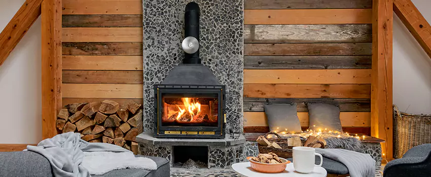Thelin Hearth Products Direct Vent Gas Stove Fireplace Inspection in Land O Lakes, Florida